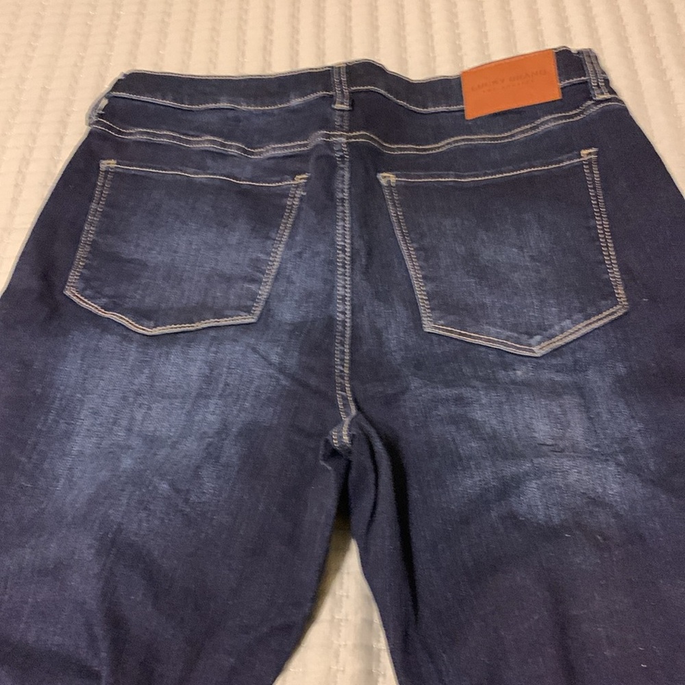 Lucky Brand Women's 5-Pocket Jeans Size 14/32 NWOT flared Bottoms Super cute - Picture 8 of 9